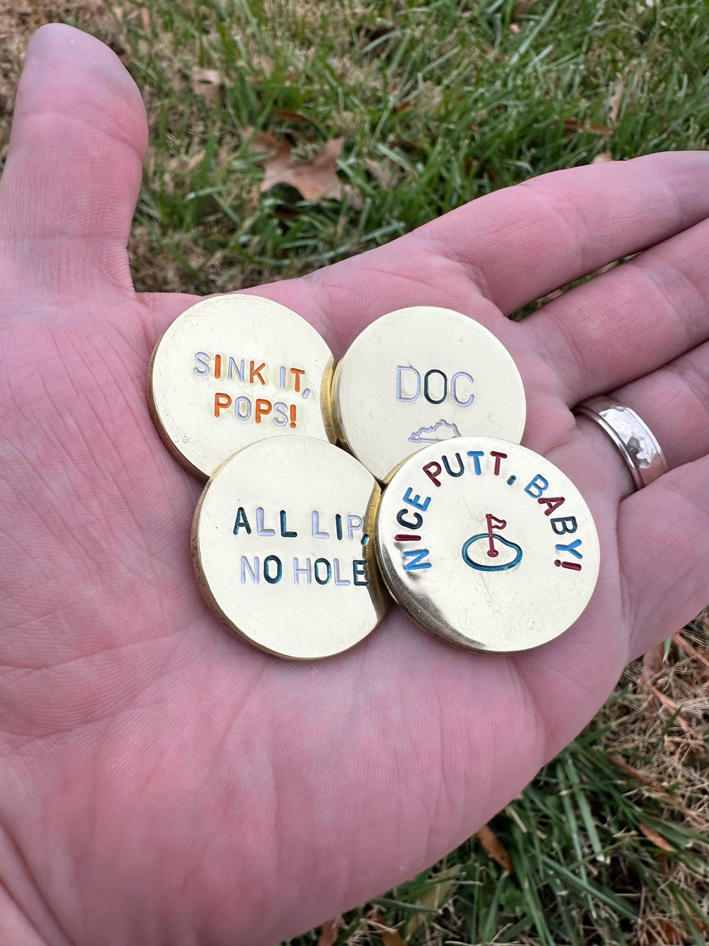 Custom Brass Ball Marker