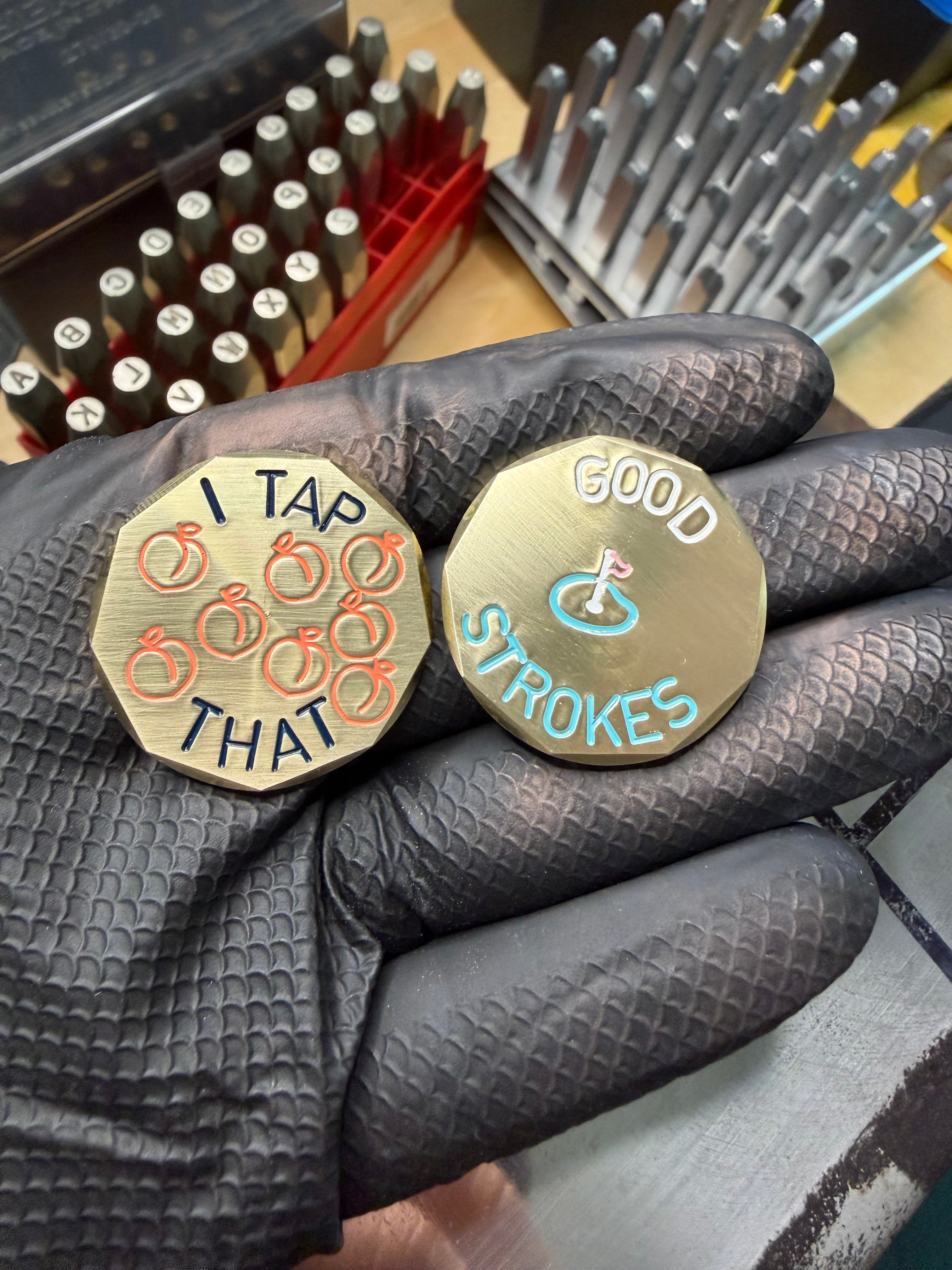 Custom Brass Ball Marker