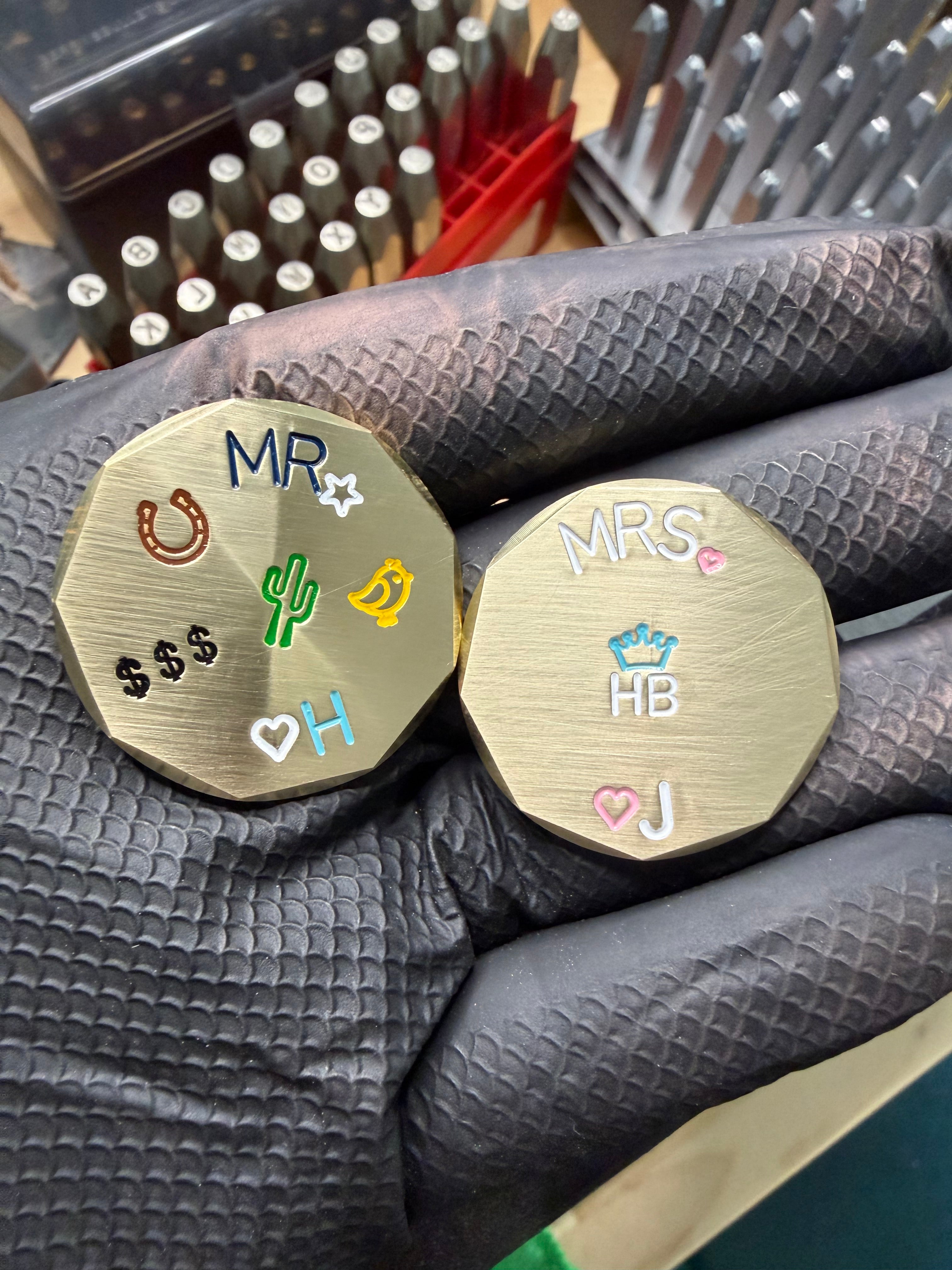 Custom Brass Ball Marker